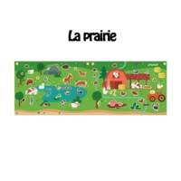 Fresque gommettes Prairie 60 gommettes