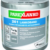 Bande d'étanchéité 261 LANKOBAND gris - Gedimat