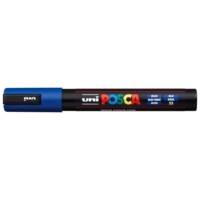 Marqueur pointe conique moyenne pc5m 1,8 - 2,5mm bleu foncé