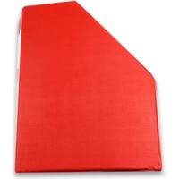 Lot de 3 Porte-revues PVC dos 7 cm Tonic Rouge/Blanc/Vert