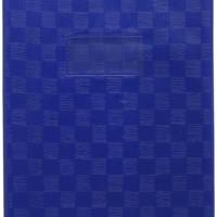 Protège-cahier Madras PVC 22/100e Avec Rabat Marque page 24x32 rouge - CLAIREFONTAINE