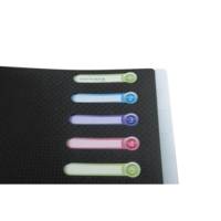 Trieur polypropylène 3 rabats 8 compartiments OPAK Noir