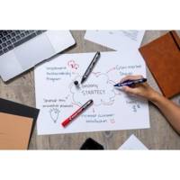 Marqueur Permanent SCA 100 Pointe Ogive Fine/Moyenne Rouge - PILOT