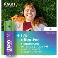 Boîte de 8 piles rechargeables AA prêtes à l'emploi Pro NiMH, 2000 mAh