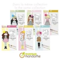 Kit Créatif Enfant - Poupée en coton Imprimé à Peindre Jaune