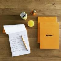 Bloc de direction Orange 80 feuilles (160 pages) format A4 réglure 5x5