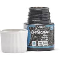 Flacon 45 ml Peinture Setacolor pour tissus clairs Pailletée ONYX - PÉBÉO