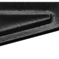 Console double entraxe 32 mm acier noir - Gedimat - NORAIL