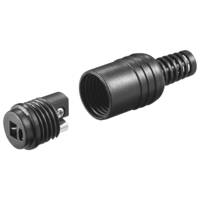 Raccord de haut-parleur à visser et protection anti-torsion