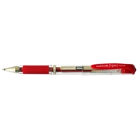 Roller encre gel Signo Broad UM153C grip pointe large 1mm rouge