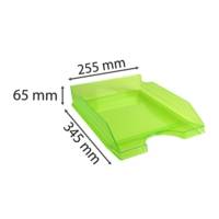 Corbeille à courrier Ecotray Linicolor - Vert pomme