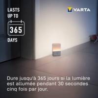 Lampe de Nuit avec détecteur de mouvement LED incl. 3 piles AAA, Motion Sensor Night Light