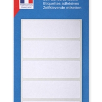 Sachet de 35 étiquettes multifonctions permanentes 19x62 mm Blanc