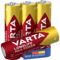 Pack de 4 piles Longlife Max Power AA Mignon LR06