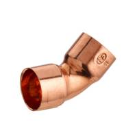 Coude cuivre - femelle/femelle petit rayon 41CU angle 45° - Gedimat - NOYON ET THIEBAULT