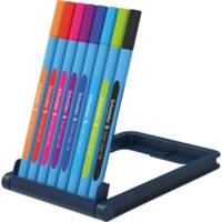 Stylo à bille Slider Edge XB colours Box 8 pièces