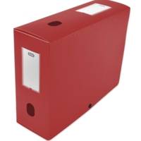Boite Classement Polypropylène Memphis à Plat Dos 100mm 240 x 320mm  Rouge