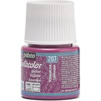 Flacon 45 ml Peinture Setacolor pour tissus clairs Pailletée TOURMALI