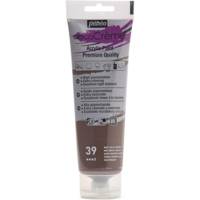 Tube 120ml Peinture Acrylique Décocrème Mat BRUN VARECH - PÉBÉO