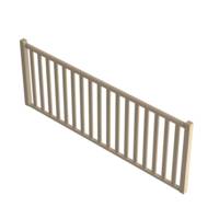 Kit garde-corps sapin JURA fuseaux chanfreinés - Gedimat