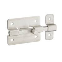Targette inox pêne plat 75mm - Gedimat - THIRARD