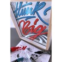 3 marqueurs FREE acrylic pointes mixtes noir - STABILO