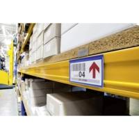 Lot de 50 pochettes logistiques magnétiques 150x67 mm Bleu