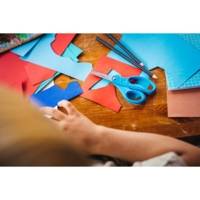 Ciseaux Enfants Recyclés 13 cm bouts ronds +6 ans droitiers et gauchers