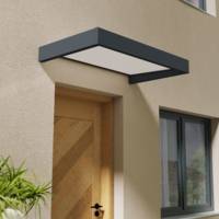 Marquise alu acier SOPHIA - 160 x 95 cm - Gedimat - PALRAM