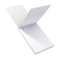 Bloc de 30  fiches bristol 148X210 perforées UNI  blanc