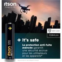 Pack de 4 Piles Alcalines LR03/AAA 1,5V itsPREMIUM