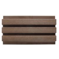 Bardage faux claire-voie WEO 35 bois composite - 33 x 140 mm L.3,90 m - Gedimat - FIBERDECK