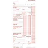 Manifold Bulletin de Salaire 310x150 mm Nouveau Tracé 50 Dupli Autocopiant