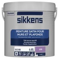Peinture murs et plafonds SATIN blanc satin - Gedimat - SIKKENS ARTISANS