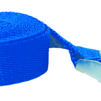 Sangle polypropylène avec came à griffes bleue larg.25mm - Gedimat - CHAPUIS