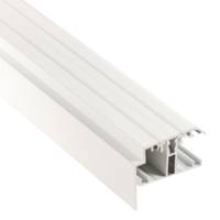 Kit de rive non portant pour plaque polycarbonate de 16-32 mm - blanc - Gedimat - DHAZE