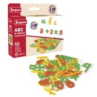 Coffret de 50 lettres Cursives, chiffres et signes aimantés pour Tableau