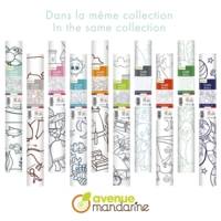 Graffy Roll, Jungle - Blanc - AVENUE MANDARINE