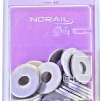 Rondelle large matière inox A2 Ø10 - Gedimat - NORAIL