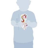 Kit Créatif Enfant - Doudou en coton Imprimé à Peindre - SIMONE LA LICORNE