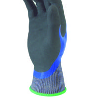 Gant support tricoté fibres HPPE anticoupure étanche - Taille 09 - Gedimat - GERIN