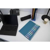 Trieur polypropylène 3 rabats 12 compartiments OPAK - Noir