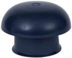 Chapeau de ventilation simple avec moustiquaire NICOLL pour tuyau PVC diam.100mm coloris ardoise - Gedimat