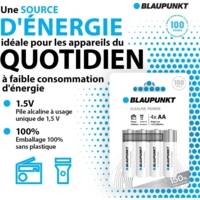Piles AA alcalines, paquet de 4