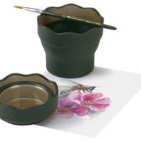 Gobelet peinture CLIC & GO, bleu - FABER-CASTELL