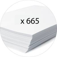 Classeur à levier PVC A4 dos de 70mm Rose