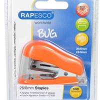Agrafeuse BUG Orange+ 1000 agrafes -12 flles-24/6 & 26/6 - RAPESCO
