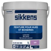 Peinture satinée mur et boiseries blanc base W05 satin - Gedimat - SIKKENS ARTISANS