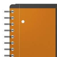 METTINGBOOK A4+ 160 pages 90g petits carreaux couverture polypro - OXFORD