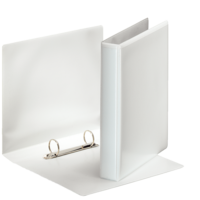 Classeur personnalisable 2 Anneaux Format A5 Dos de 40 mm Blanc